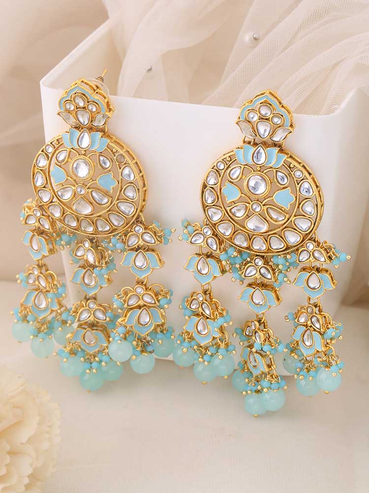 Turquoise Harshali Danglers