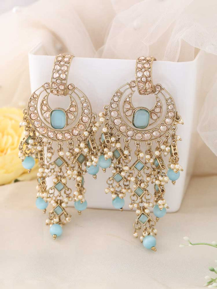 Turquoise Hema Chandbalis