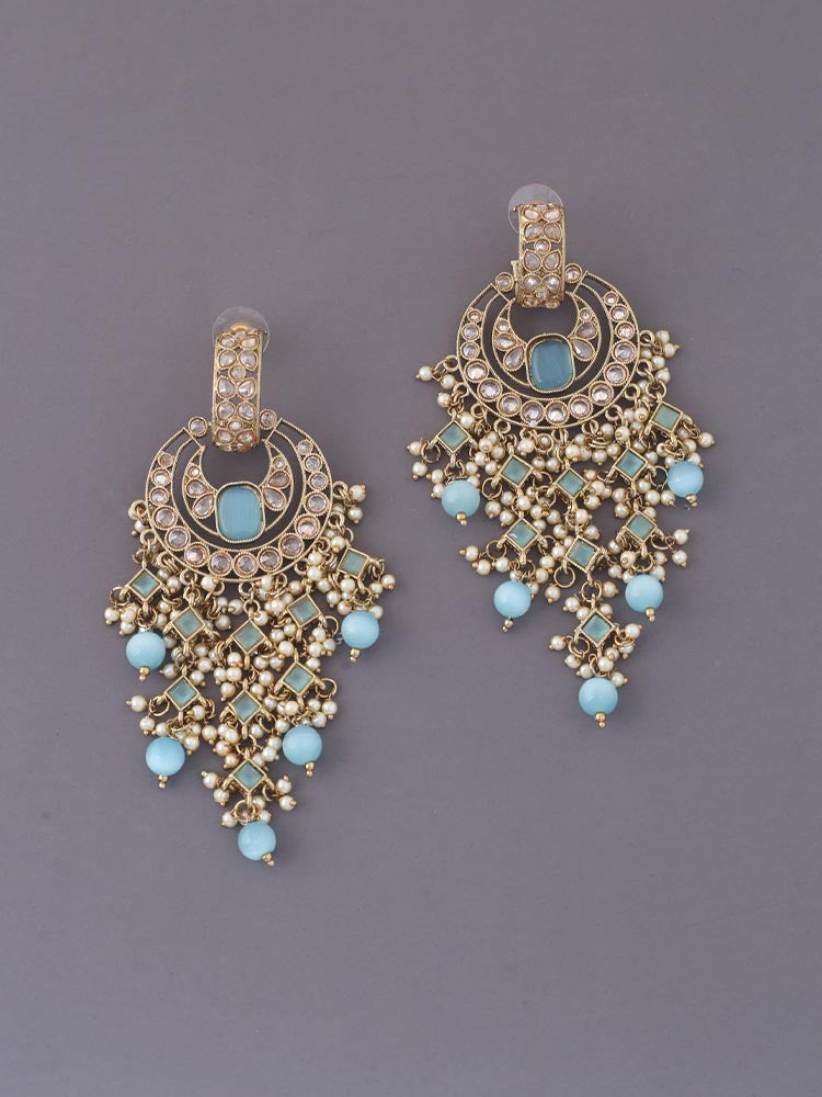 Turquoise Hema Chandbalis