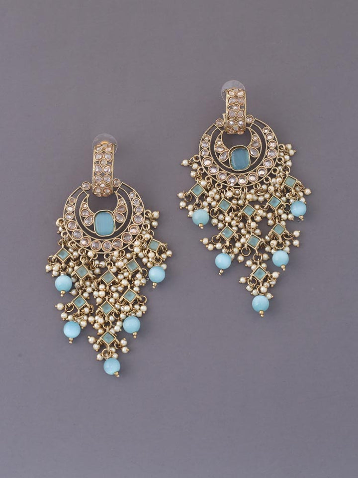 Turquoise Hema Chandbalis