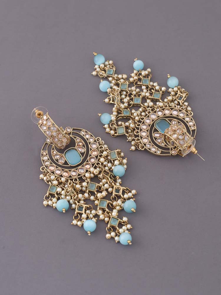 Turquoise Hema Chandbalis