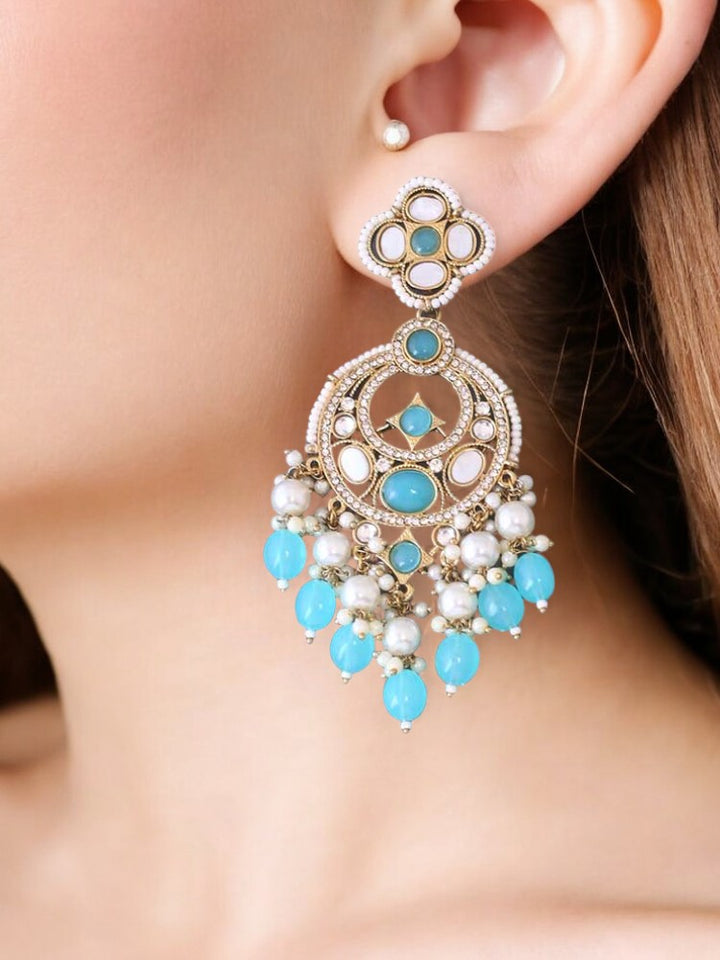 Turquoise Ishika Chaandbalis