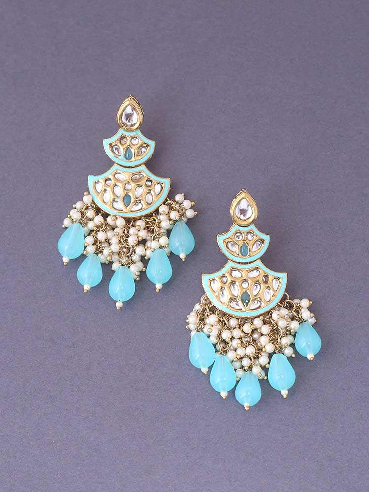 Turquoise Jagrati Chaandbalis