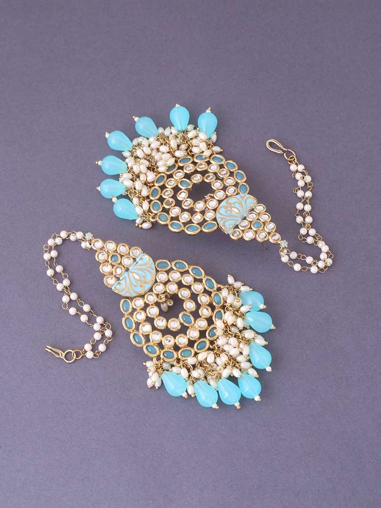 Turquoise Jasmit Chaandbalis - EOSS