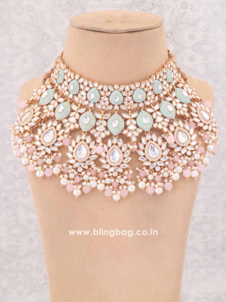 Turquoise Jayshri Jewellery Set