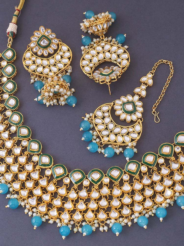 Turquoise Jurilaya Jewellery Set