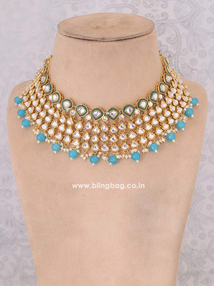 Turquoise Jurilaya Jewellery Set