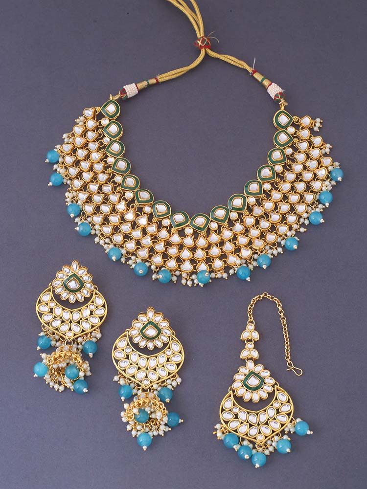 Turquoise Jurilaya Jewellery Set