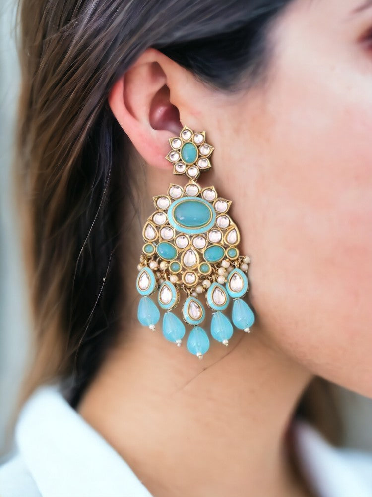 Turquoise Kyra Danglers