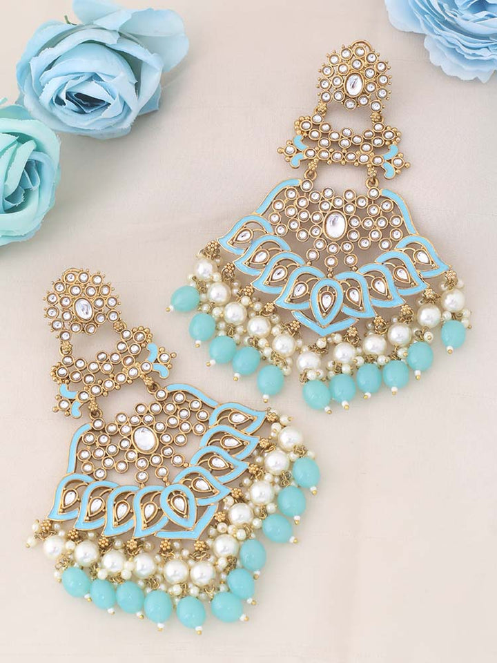 Turquoise Maanvi Chaandbalis