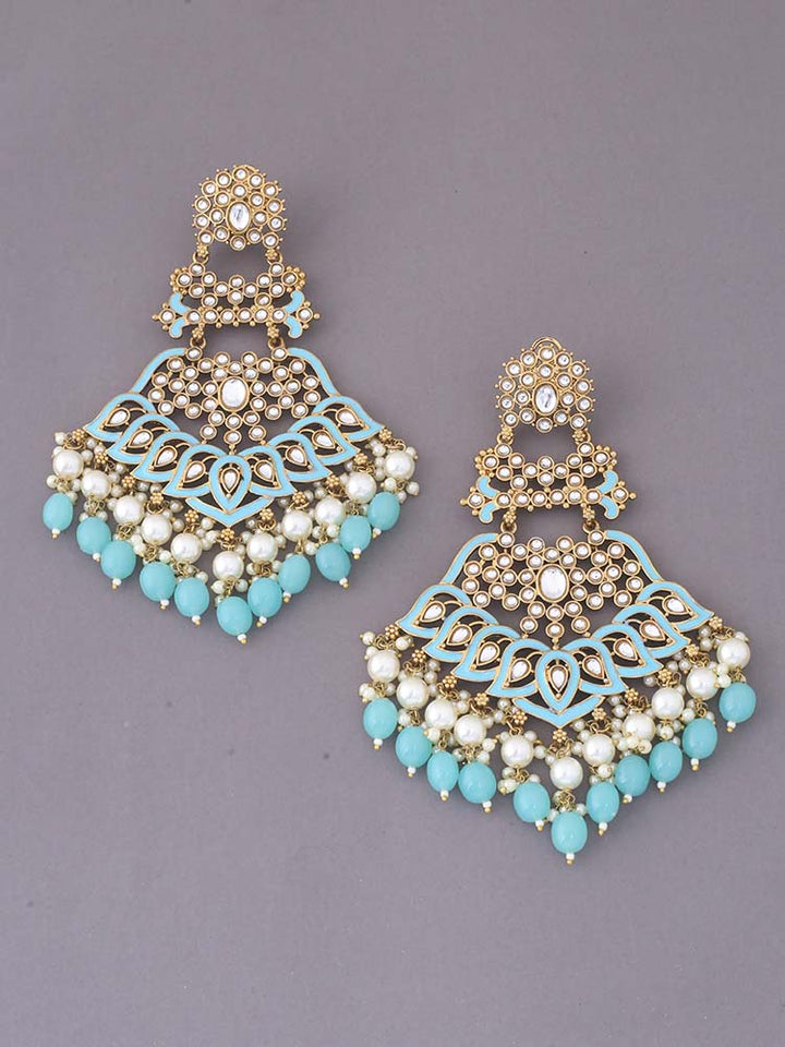 Turquoise Maanvi Chaandbalis