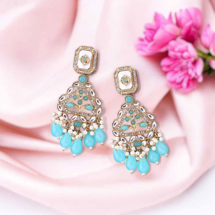 Turquoise Madhuka Danglers