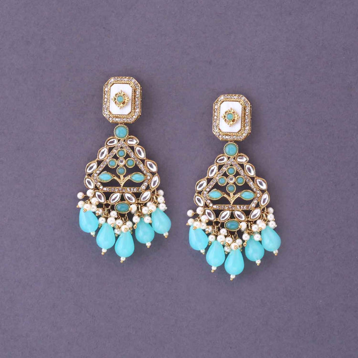 Turquoise Madhuka Danglers