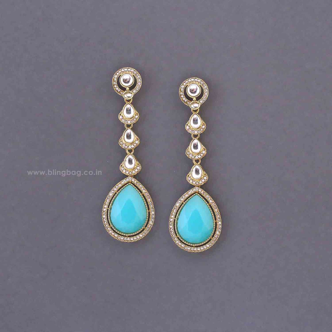 Turquoise Muskaan Danglers