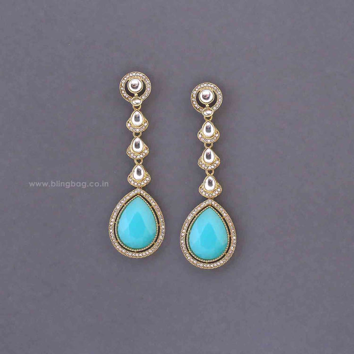 Turquoise Muskaan Danglers