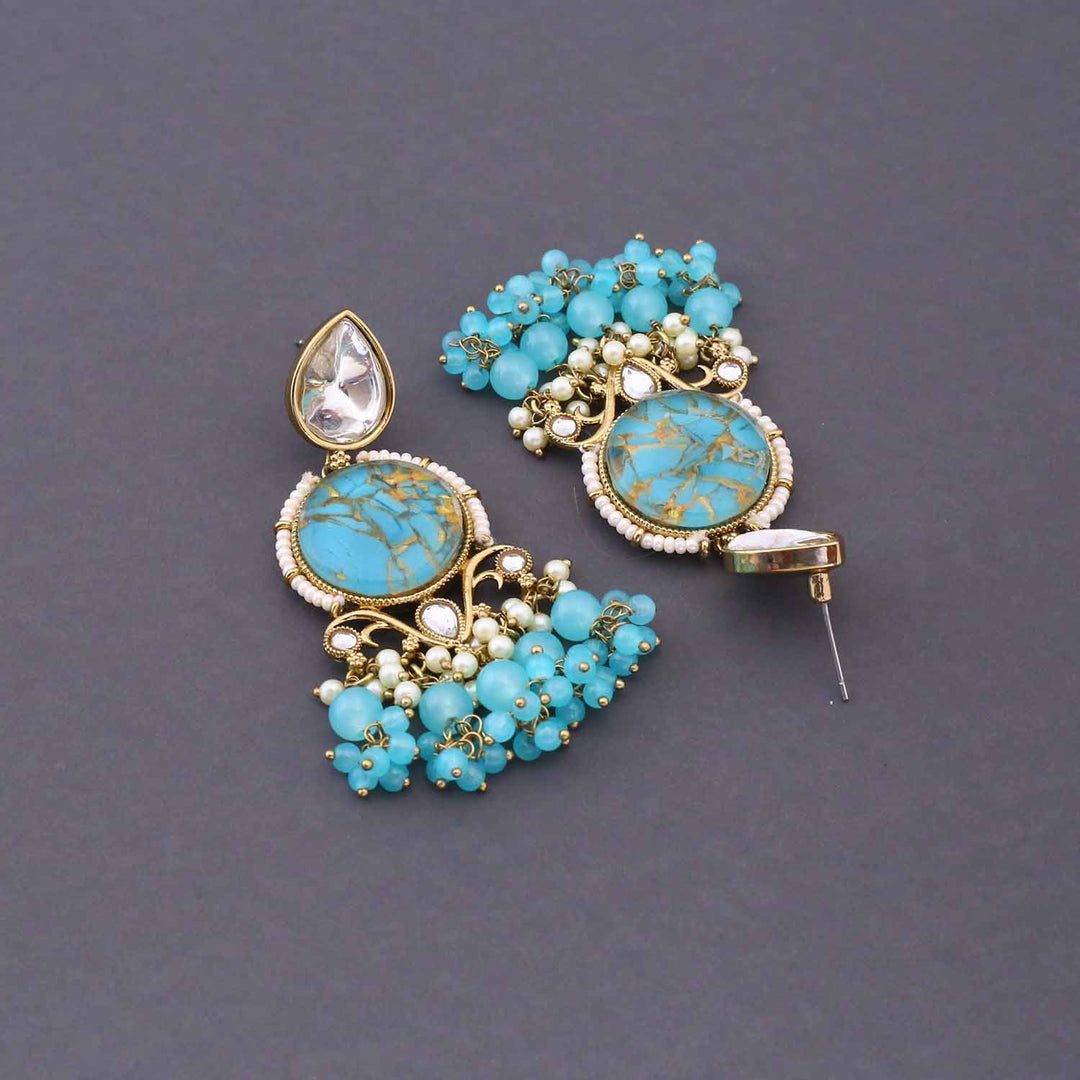 Turquoise Mylah Chandbalis