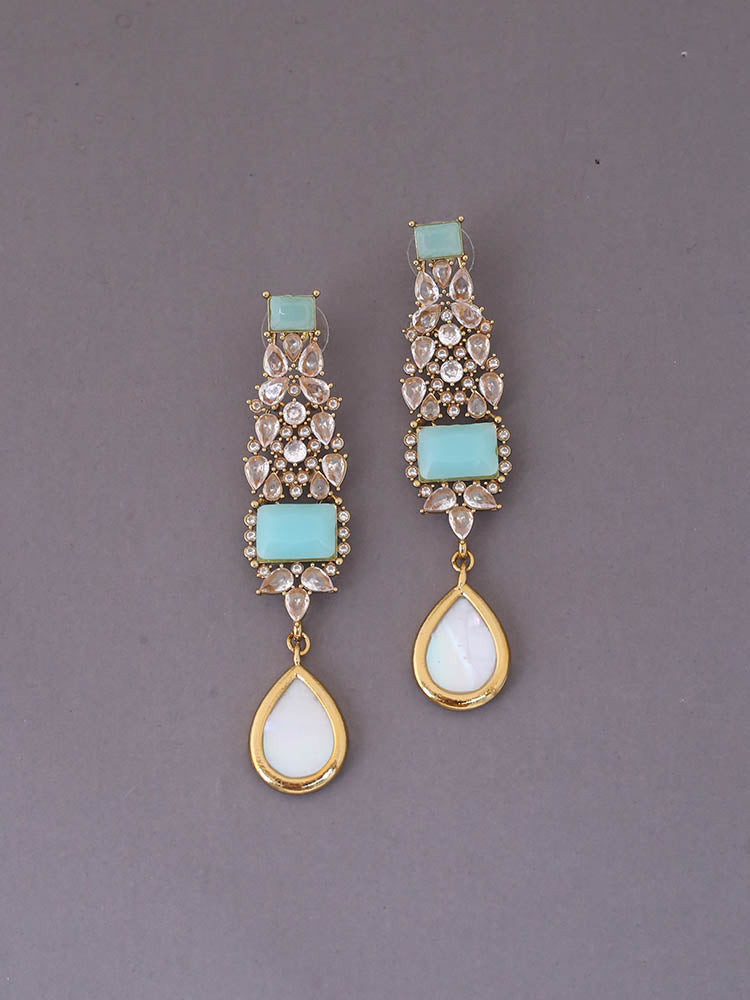 Turquoise Naira Danglers