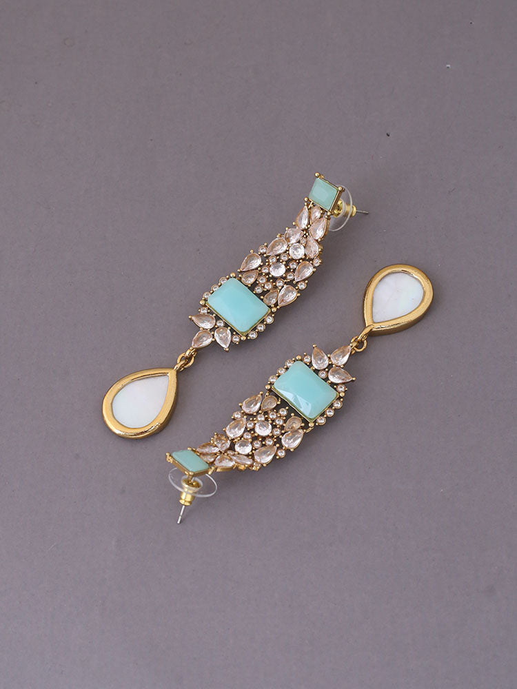 Turquoise Naira Danglers