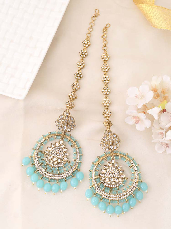 Turquoise Nilani Sahara Chandbalis