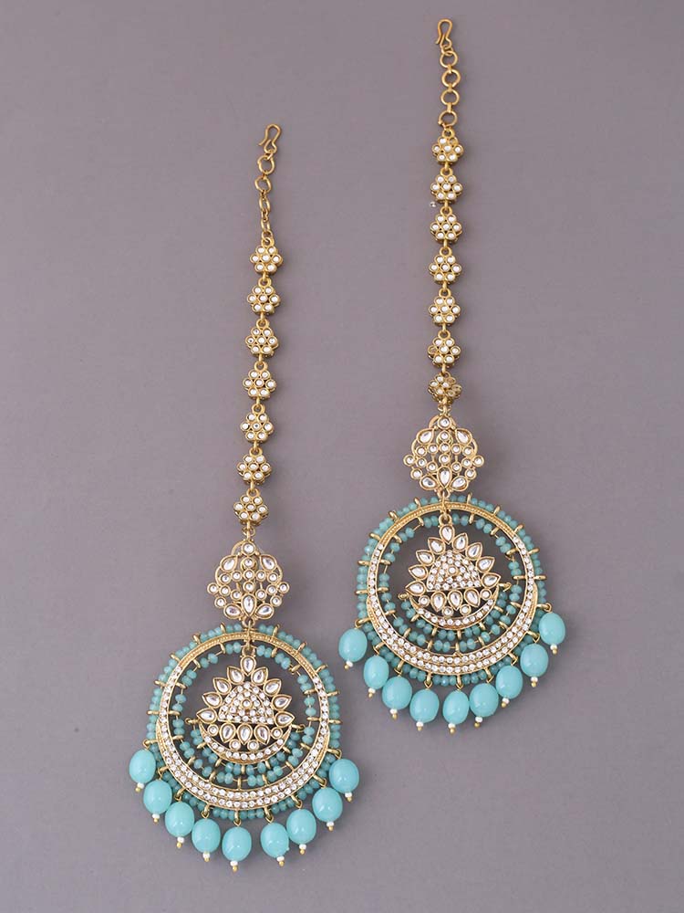 Turquoise Nilani Sahara Chandbalis