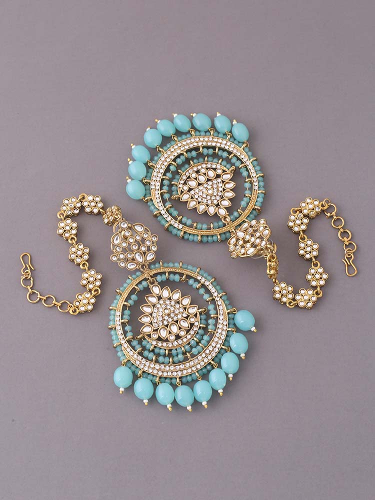 Turquoise Nilani Sahara Chandbalis