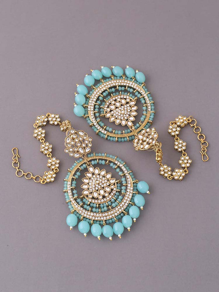 Turquoise Nilani Sahara Chandbalis