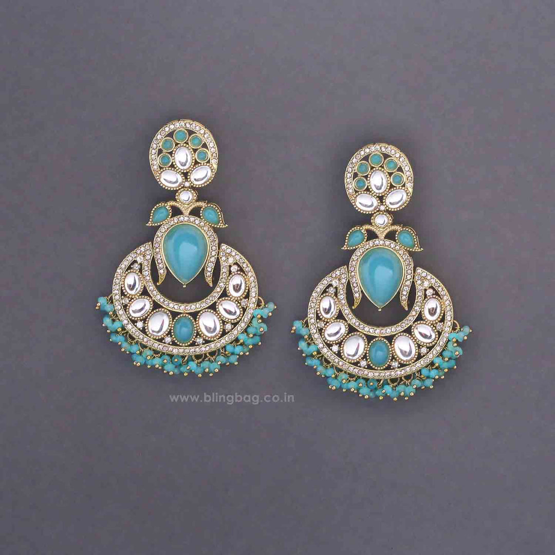 Turquoise Nilofer Chaandbalis