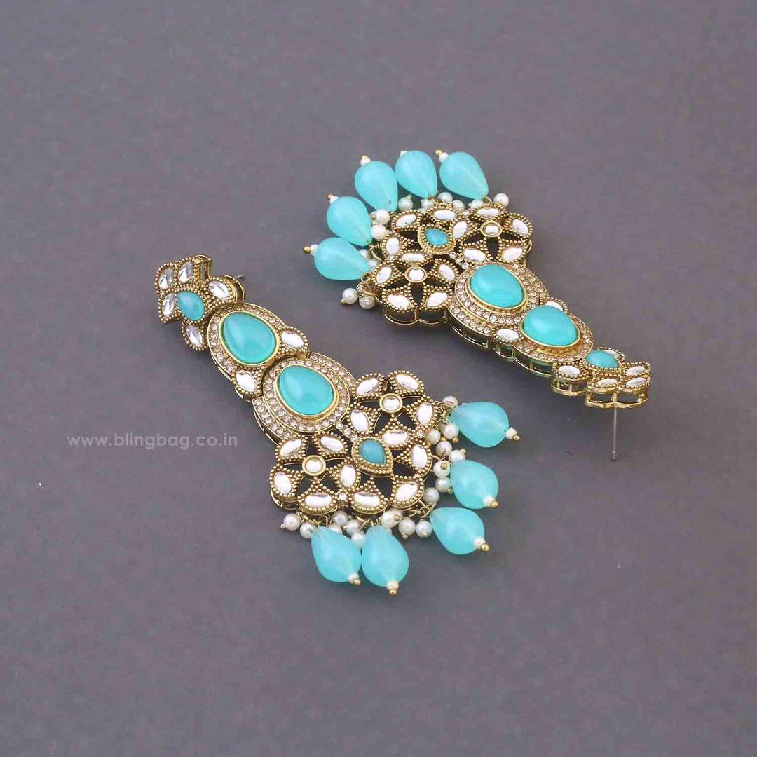 Turquoise Nira Danglers