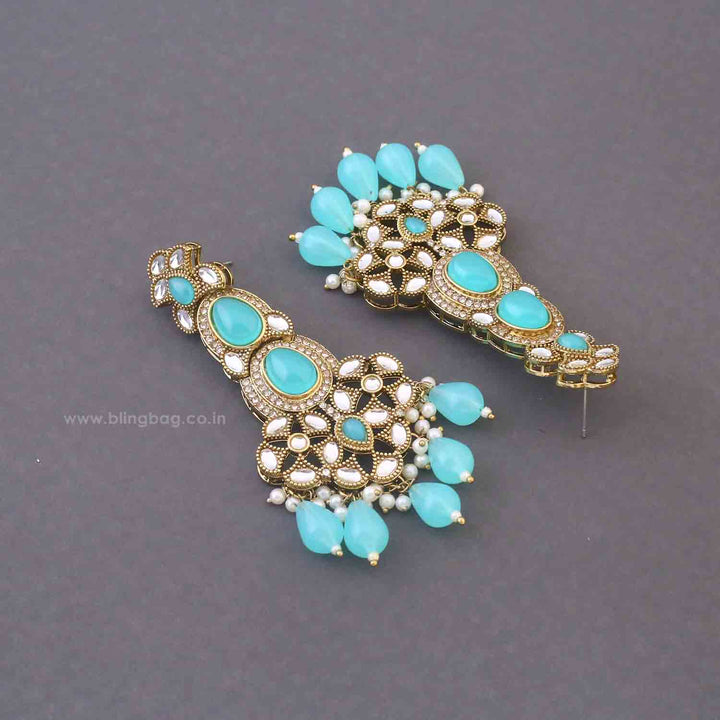 Turquoise Nira Danglers