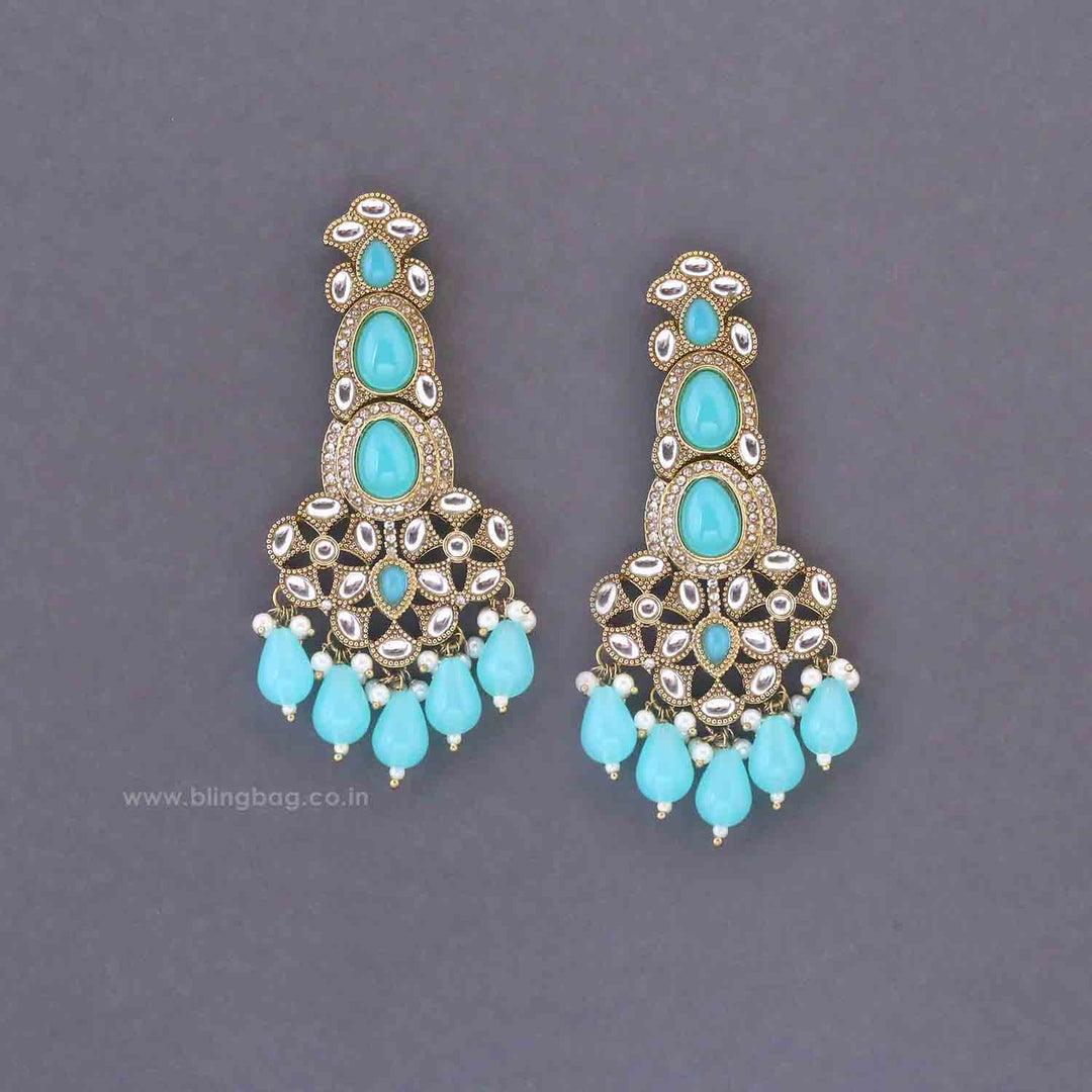 Turquoise Nira Danglers