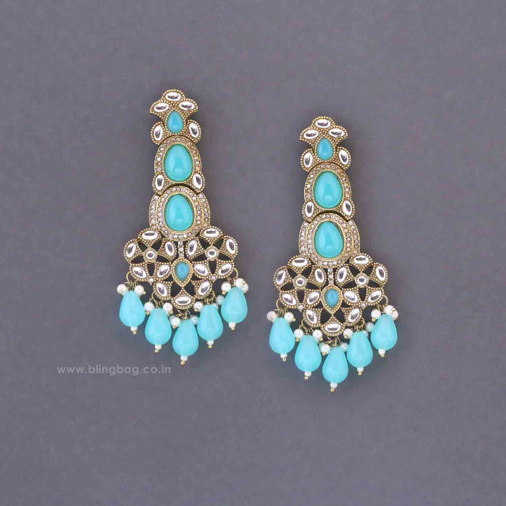 Turquoise Nira Danglers