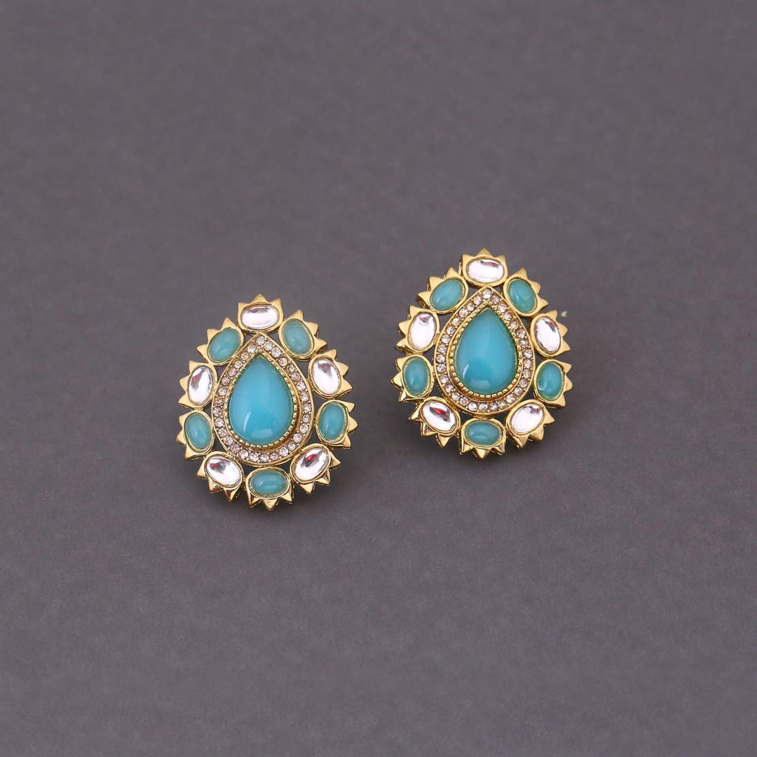 Turquoise Nishuja Studs