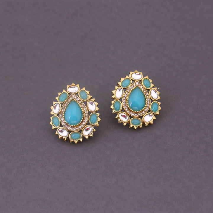 Turquoise Nishuja Studs
