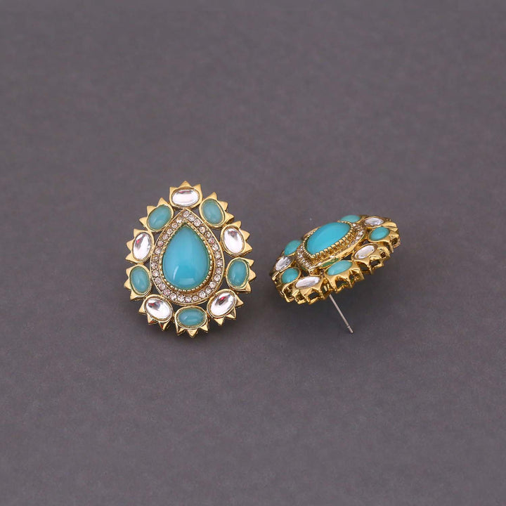 Turquoise Nishuja Studs