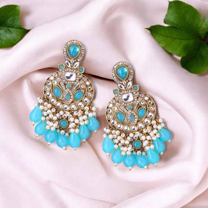 Turquoise Nitaara Chandbalis