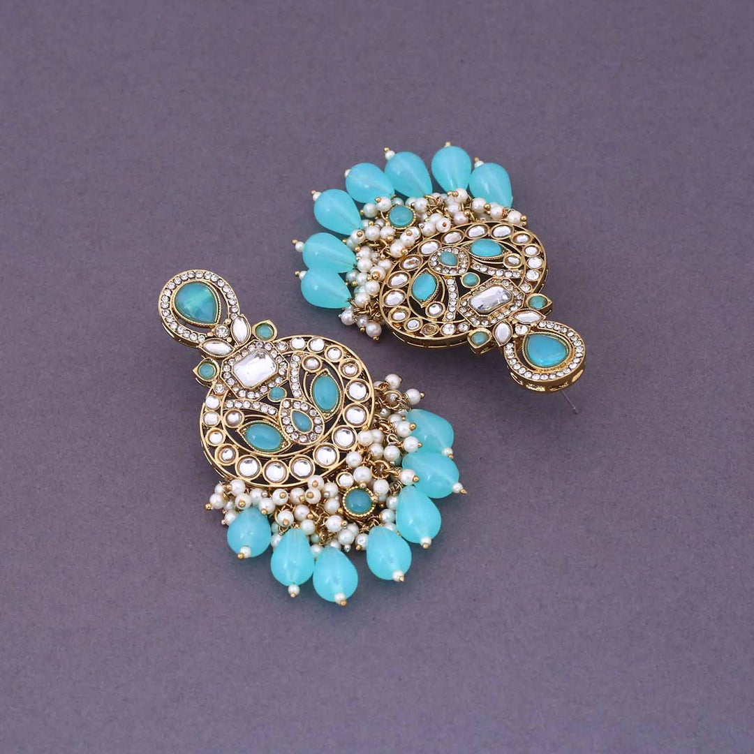Turquoise Nitaara Chandbalis
