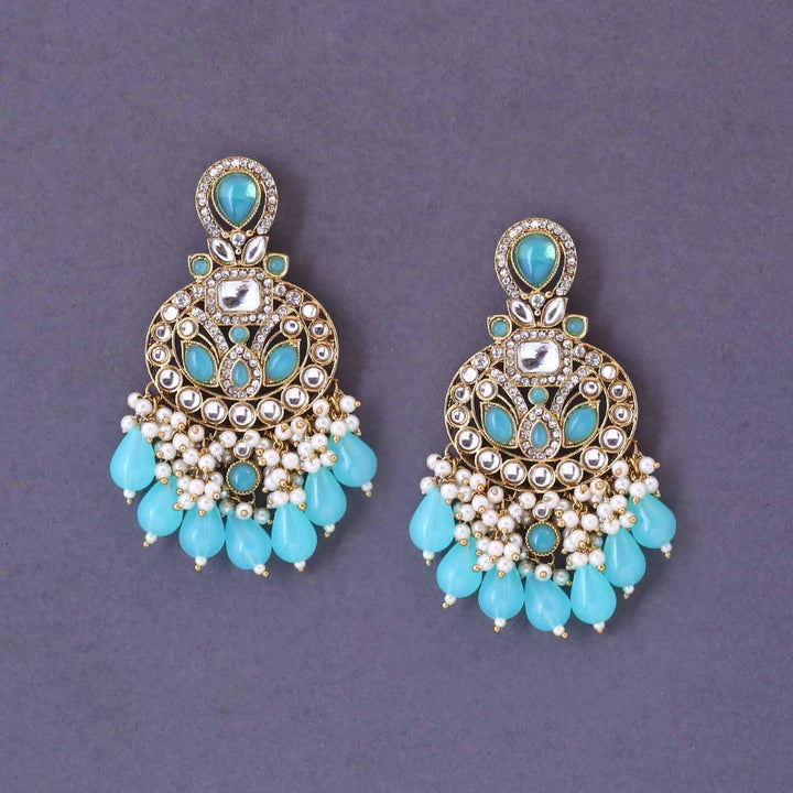 Turquoise Nitaara Chandbalis