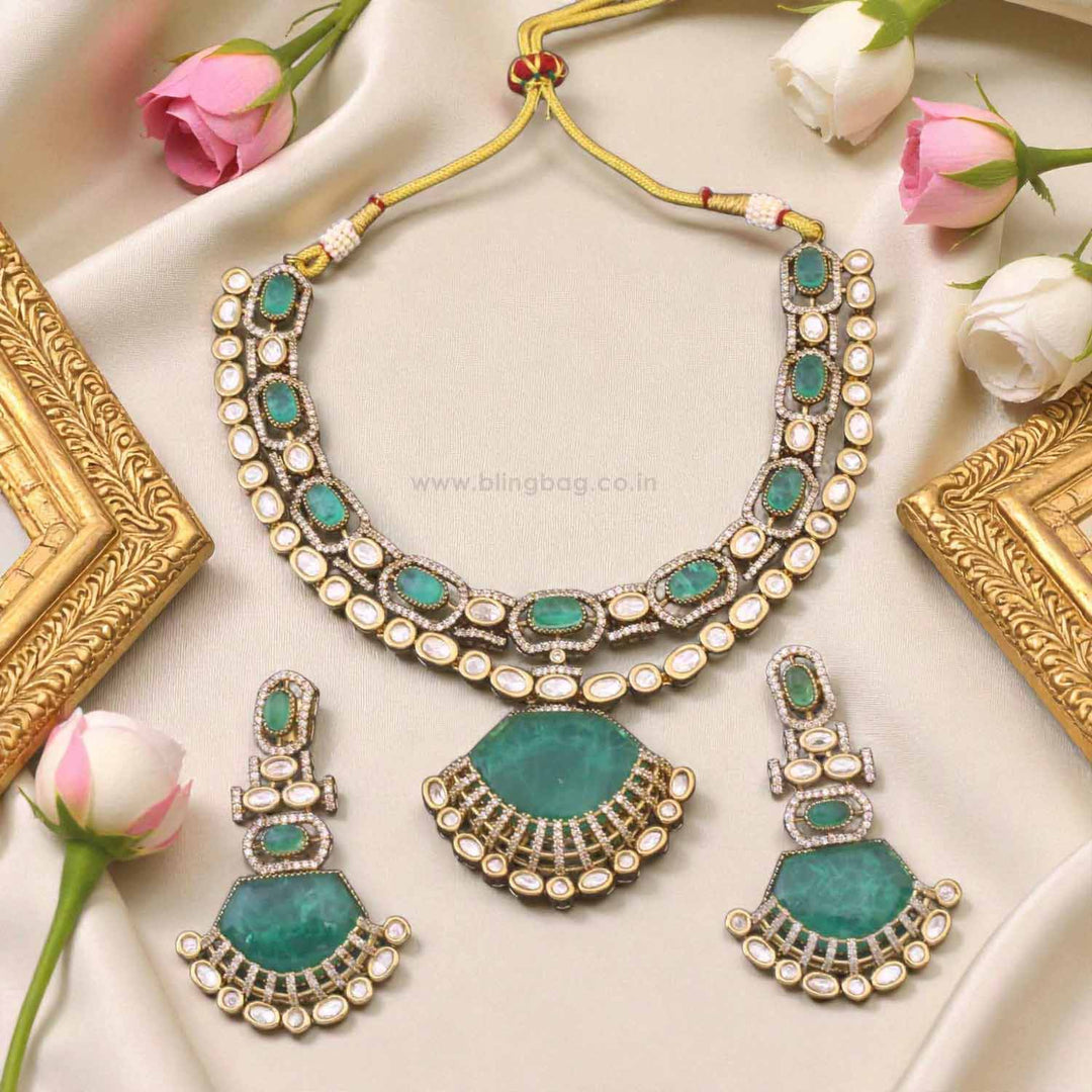 Turquoise Nolan Victorian Jewellery Set - New Arrival