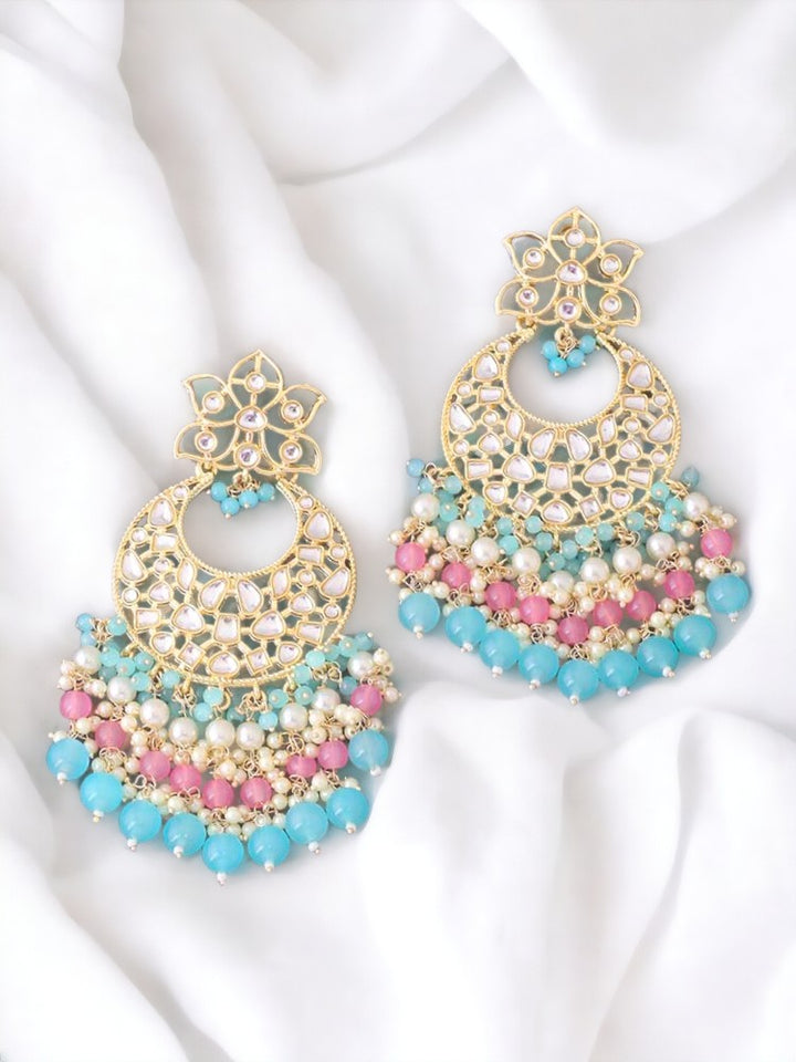 Turquoise Pihu Chandbalis