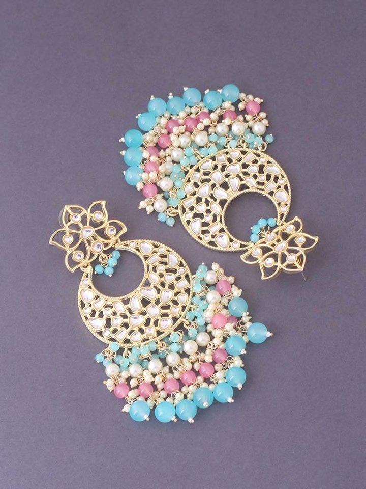 Turquoise Pihu Chandbalis