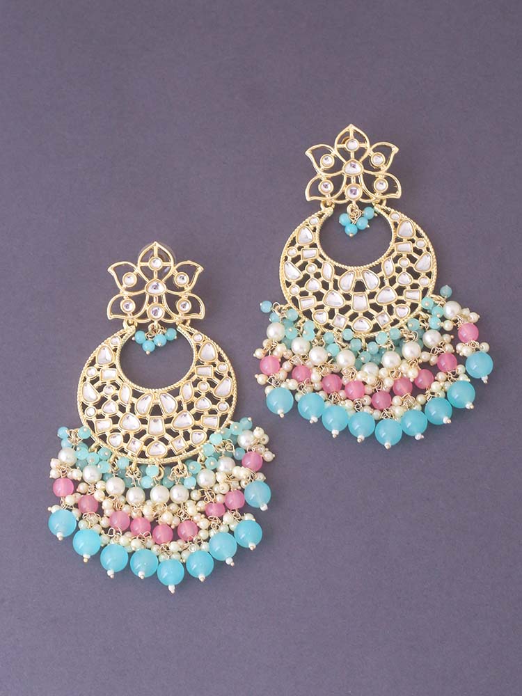 Turquoise Pihu Chandbalis