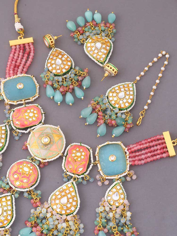 Turquoise Prisha Jewellery Set