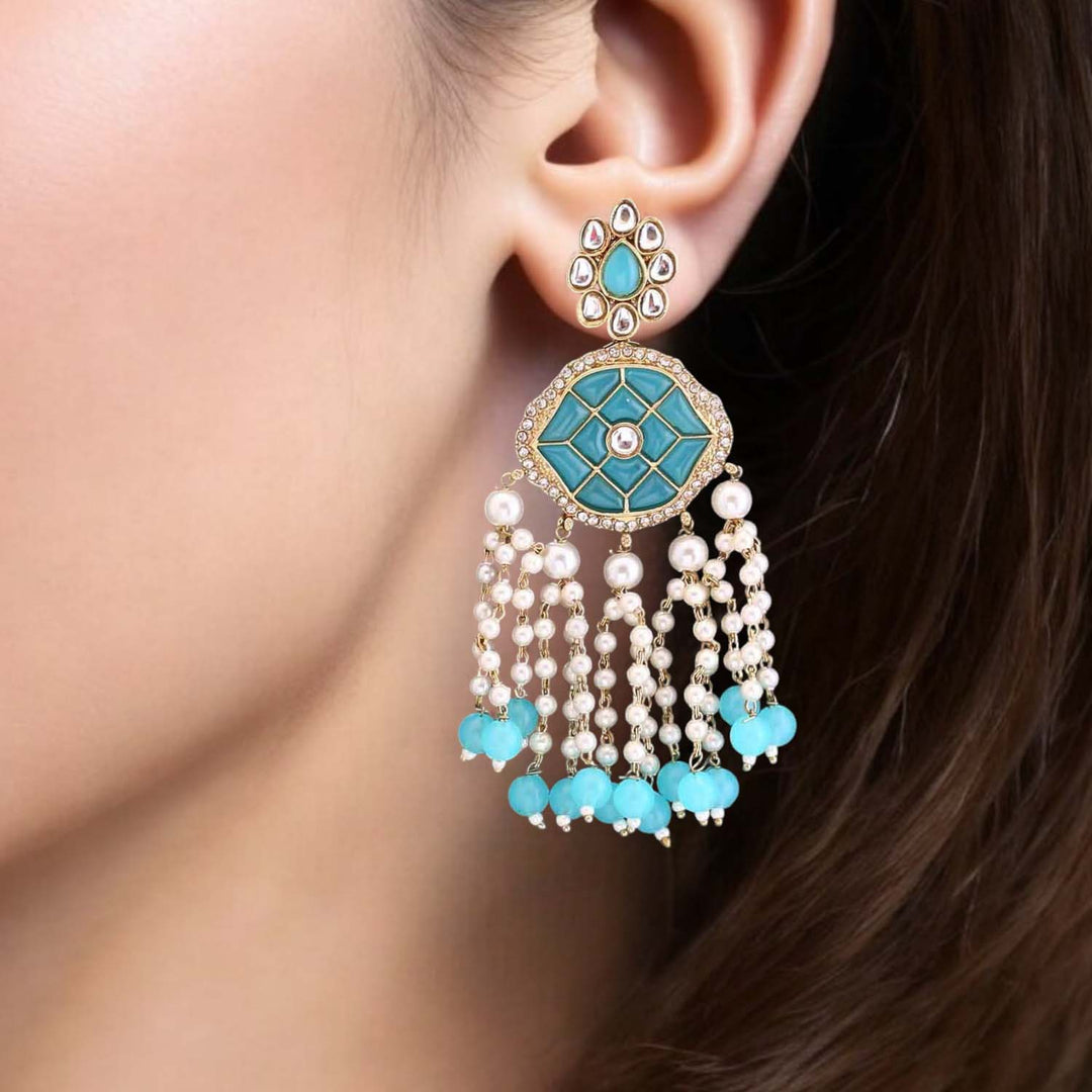 Turquoise Radhima Tassels