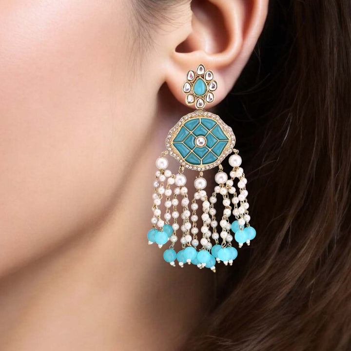 Turquoise Radhima Tassels