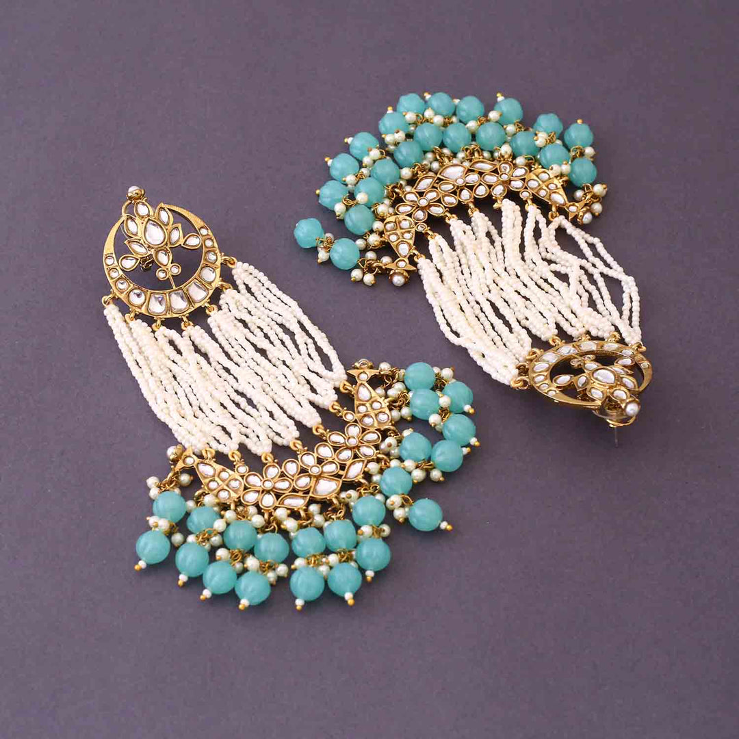 Turquoise Rashika Chandbalis