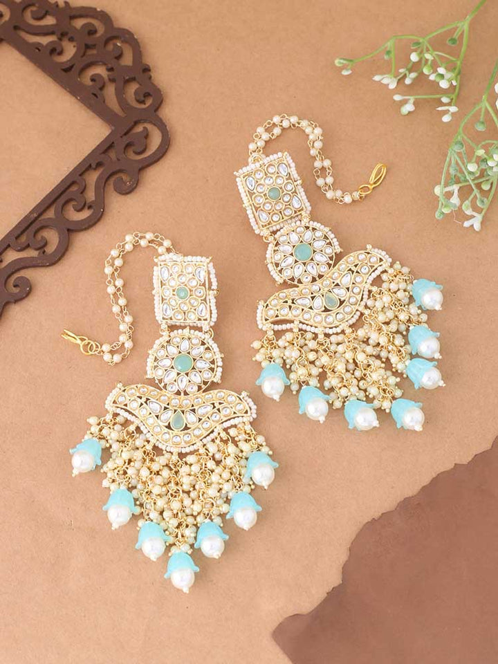 Turquoise Reena Sahara Chandbalis