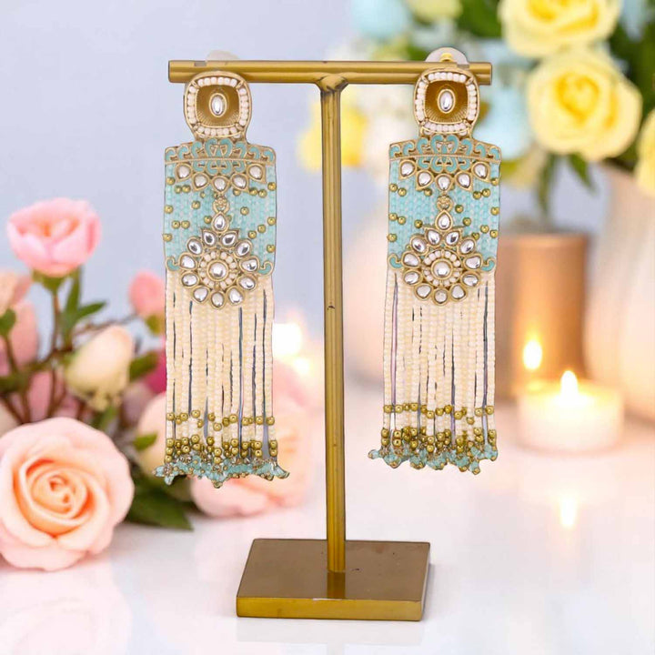 Turquoise Reeviya Tassels