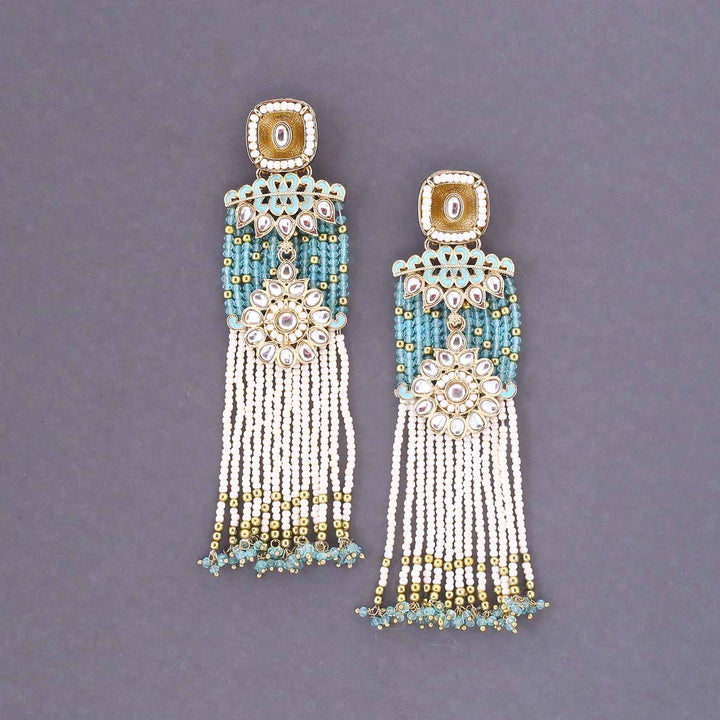 Turquoise Reeviya Tassels
