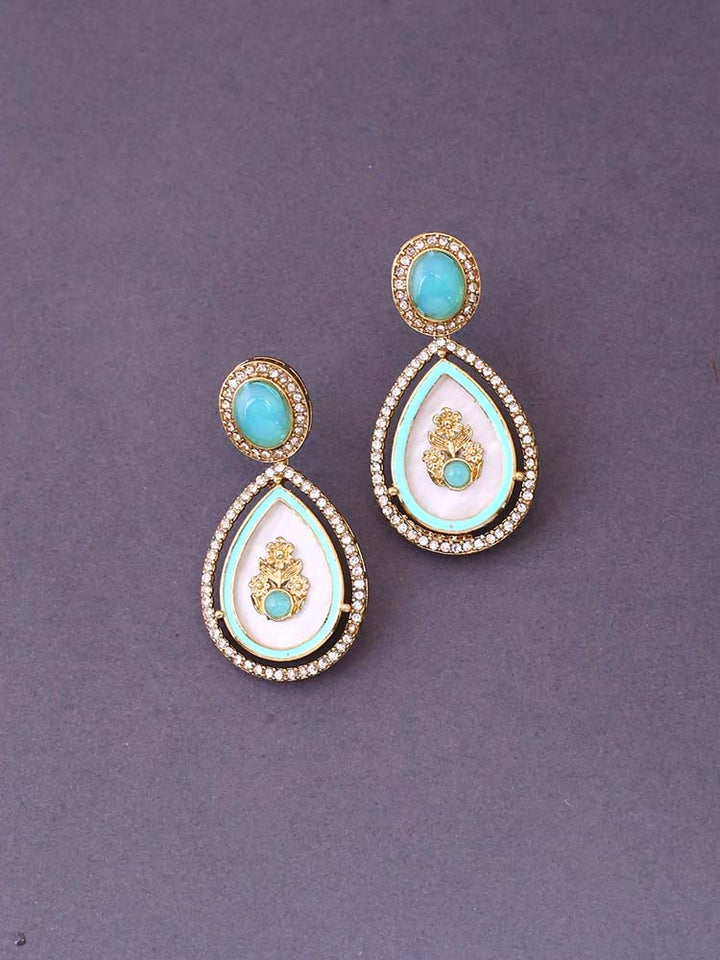 Turquoise Pritika Danglers