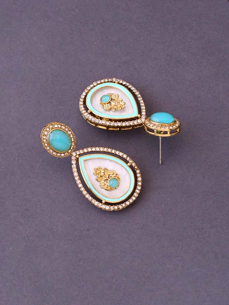 Turquoise Pritika Danglers